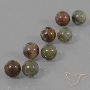 Pedras preciosas de Quartzo Rutilo Multicolorido natural de 36.32 ct, Esfera / Bola, Translúcido