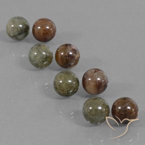 Pedras preciosas de Quartzo Rutilo Multicolorido natural de 36.32 ct, Esfera / Bola, Translúcido