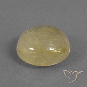 Quartzo Rutilo Amarelo Toscana Natural 9.58ct, Redondo, Transparente