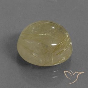 Quartzo Rutilo Amarelo Toscana Natural 11.66ct, Redondo, Transparente