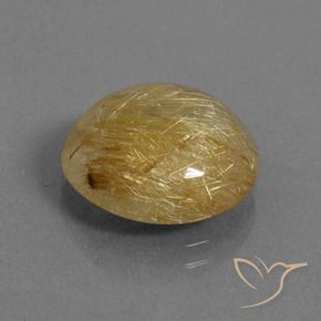 Quartzo Rutilo Ouro Natural 7.70ct, Redondo, Transparente