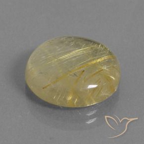 Quartzo Rutilo Luz amarela Natural 12.08ct, Redondo, Transparente