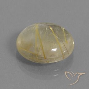 Quartzo Rutilo Luz amarela Natural 11.39ct, Redondo, Transparente