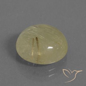 Quartzo Rutilo Luz amarela Natural 7.54ct, Redondo, Transparente