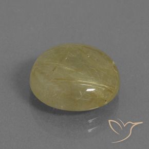 Quartzo Rutilo Amarelo Toscana Natural 7.13ct, Redondo, Transparente