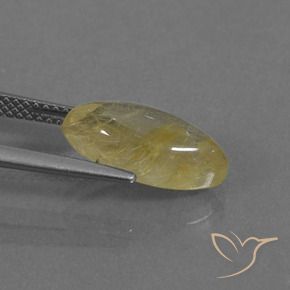 Quartzo Rutilo Luz amarela Natural 3.58ct, Marquesa, Transparente