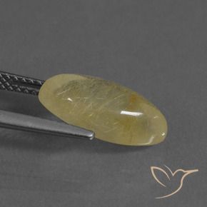 Quartzo Rutilo Amarelo Toscana Natural 3.35ct, Marquesa, Transparente
