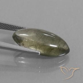 Quartzo Rutilo Limpar com inclusão Natural 7.80ct, Marquesa, Transparente