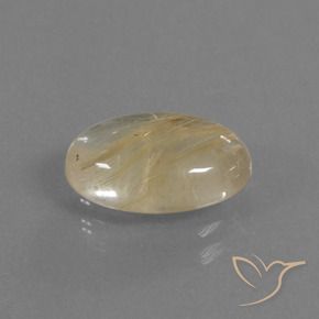 Quartzo Rutilo Luz amarela Natural 3.25ct, oval, Transparente