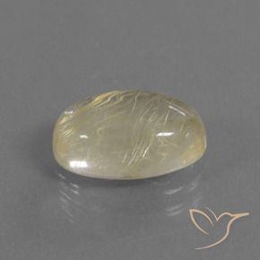 Quartzo Rutilo Luz amarela Natural 4.11ct, oval, Transparente