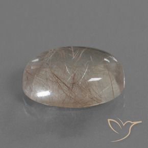 Quartzo Rutilo Limpar com Cobre Natural 8.28ct, oval, Transparente