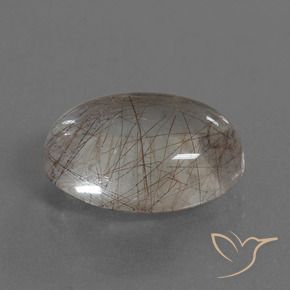 Quartzo Rutilo Limpar com Cobre Natural 8.10ct, oval, Transparente