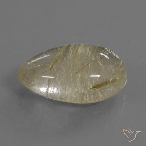 Quartzo Rutilo Luz amarela Natural 12.10ct, Chique, Transparente