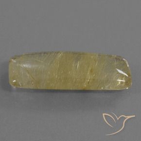 Quartzo Rutilo Luz amarela Natural 10.78ct, Almofada, Transparente