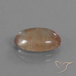 Quartzo Rutilo Limpar com Cobre Natural 3.64ct, oval, Transparente