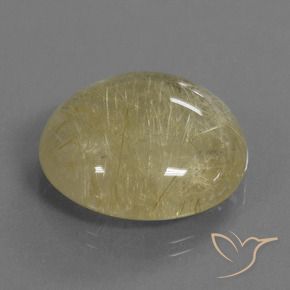 Quartzo Rutilo Luz amarela Natural 30.09ct, Redondo, Transparente