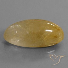 Quartzo Rutilo ouro médio Natural 56.10ct, oval, Translúcido