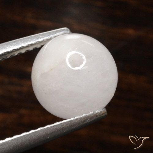 4.05ct Natural branco acinzentado Quartzo Rutilo, Esfera / Bola, Translúcido