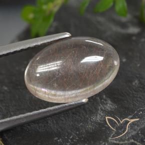 Quartzo Rutilo Limpar com Cobre Natural 2.89ct, oval, Transparente