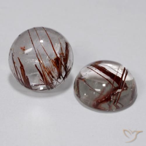 5.22ctw Natural Limpar com Cobre Quartzo Rutilo, Redondo, Transparente
