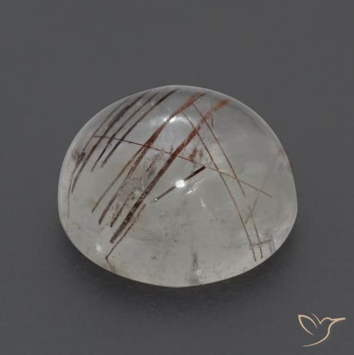 Quartzo Rutilo Limpar com Cobre Natural 4.31ct, Redondo, Transparente