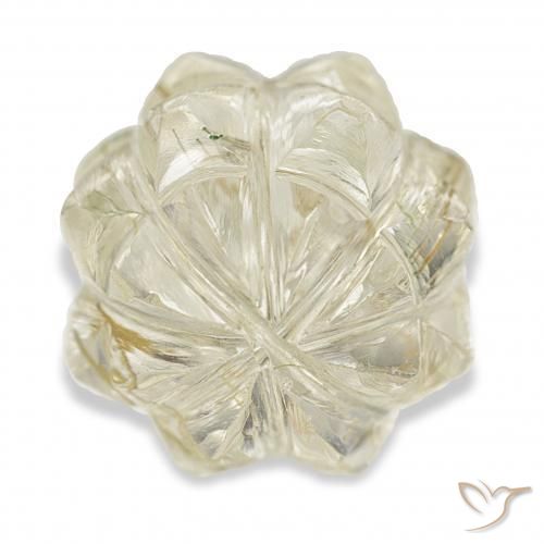 Quartzo Rutilo Luz Dourada Natural 15.22ct, Chique, Transparente