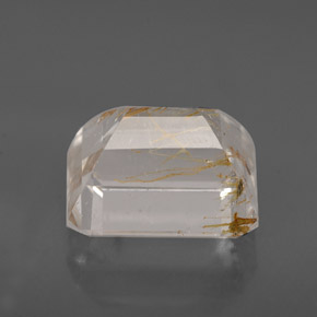Topázio Rutilo Dourado Natural 4.79ct, Transparente, Transparente/Translúcido