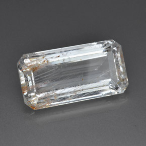 Topázio rutilado amarelo natural 39,04ct, transparente, transparente/translúcido