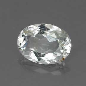 Topázio rutilado amarelo natural 2,91ct, corte oval, transparente