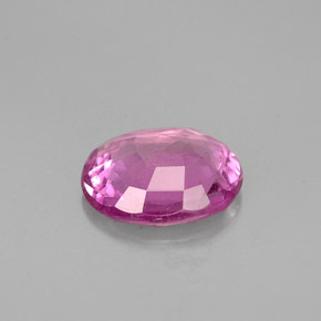 Safira violeta natural 1,40ct, corte oval, VS-SI