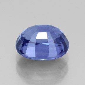 Safira azul natural 2,24ct, corte oval, VVS-VS
