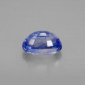 Safira azul natural 2,42ct, corte oval, VVS-VS