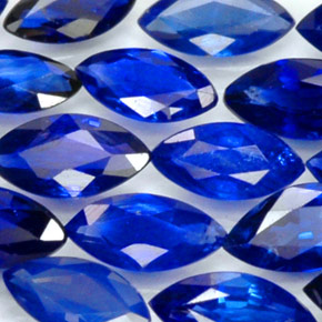 Pedras preciosas de safira azul natural de  ct, marquise, VVS-VS