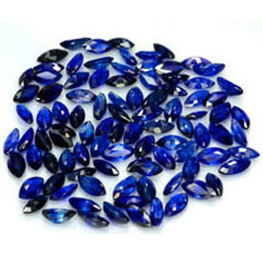 Pedras preciosas de safira azul natural de  ct, marquise, VVS-VS