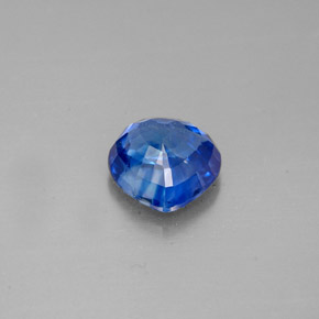 Safira azul natural 1,14ct, formato de pêra, VS