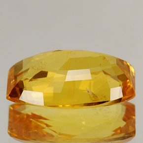 Safira amarelo natural 2,06ct, forma extravagante, VS-SI