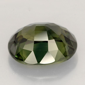 Safira verde natural 4,55ct, corte oval, VS-SI