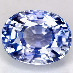 Safira azul natural 4,76ct, corte oval, IF