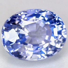 Safira azul natural 4,76ct, corte oval, IF