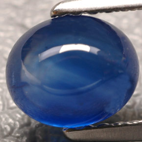 Safira azul natural 1,90ct, transparente, transparente/translúcido