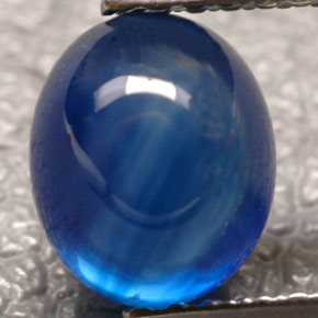 Safira azul natural 1,90ct, transparente, transparente/translúcido
