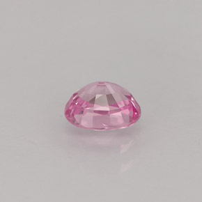 Safira rosa natural 0,58ct, corte oval, VS