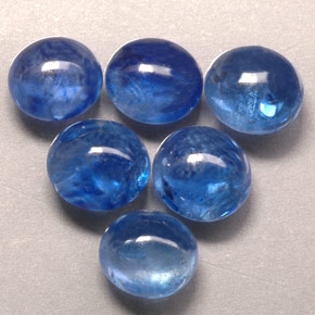 Pedras preciosas de safira azul natural de  ct, transparente, transparente/translúcido