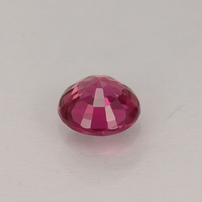Safira rosa natural 0,37ct, corte redondo, VS
