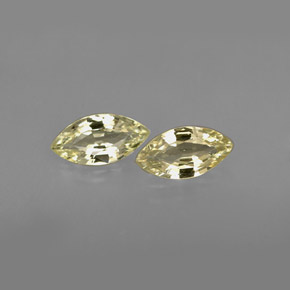 Pedras preciosas de safira amarelo natural de  ct, marquise, VVS-VS
