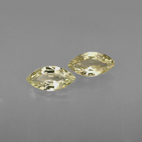 Pedras preciosas de safira amarelo natural de  ct, marquise, VVS-VS
