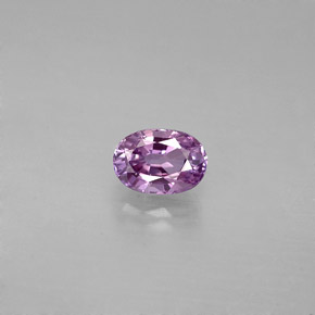 Safira violeta natural 0,77ct, corte oval, VVS-VS