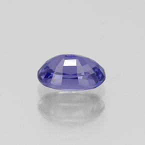 Safira violeta natural 0,67ct, corte oval, VS