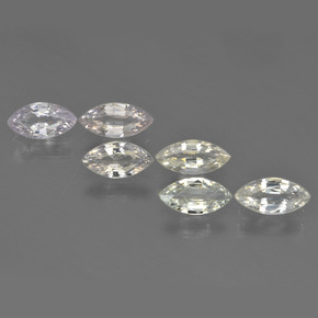 Pedras preciosas de safira multicolorido natural de 2,79 ct, marquise, VVS-VS