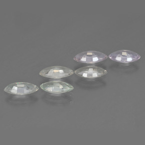 Pedras preciosas de safira multicolorido natural de 2,79 ct, marquise, VVS-VS